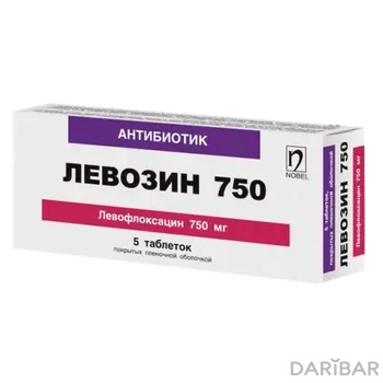 Левозин 750 мг таблетки № 5