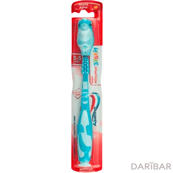Щетка зубная Aquafresh Мои молочные зубки (3-5 лет) розовая/ножки