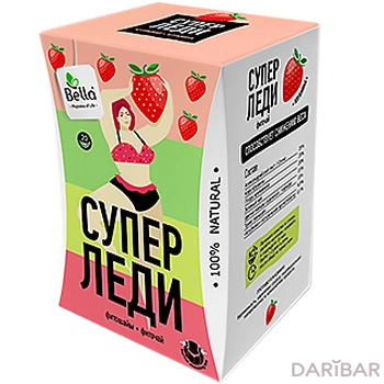 Супер леди фиточай клубника фиточай 2 г № 20,Bella