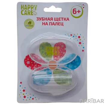 Зуб щетка на палец Happy Care 0+