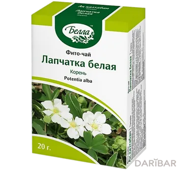 Лапчатка белая 20 гр фито-чай, Bella