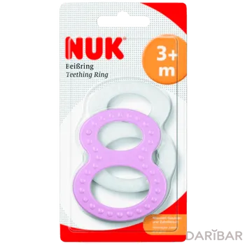 Nuk прорезыватель для десен возьмерка 0+мес 2 шт