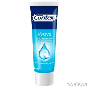 Contex Wave интимная гель-смазка увлажняющая с пантенолом 30 мл