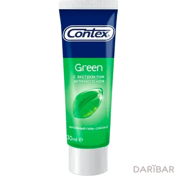 Contex интимная гель смазка с экстрактом зеленого чая 30 мл