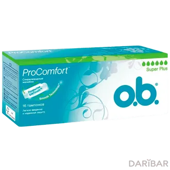 Тампоны O.B Pro Comfort Super Plus № 16