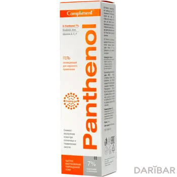 Compliment Panthenol Aloe Vera Гель охлаждающий для наружного применения 75 мл