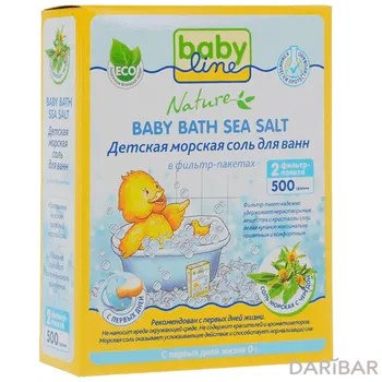 Соль для ванн детская Dr.Tuttelle с чередой 500 г 0+