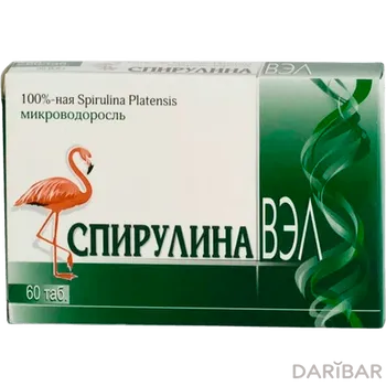 Спирулина ВЭЛ № 60 таблетки