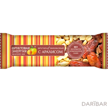 Фрутилад батончик финиковый с арахисом 42 г