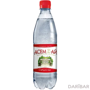 АСЕМ АЙ Вода Сары Агаш питьевая с газом, 1 л