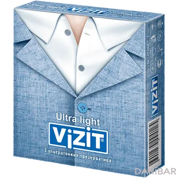 Презервативы VIZIT Ultra light ультратонкие, 3 шт