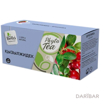 Фито чай Bella брусники листья 1,5 г ф/п № 20