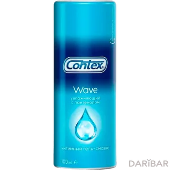 Contex Wave интимная гель-смазка увлажняющая с пантенолом 100 мл
