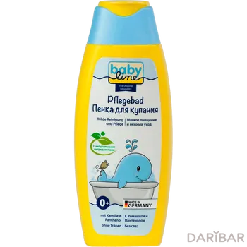 Пенка д/купания Babyline с пантенолом и ромашкой 250 мл
