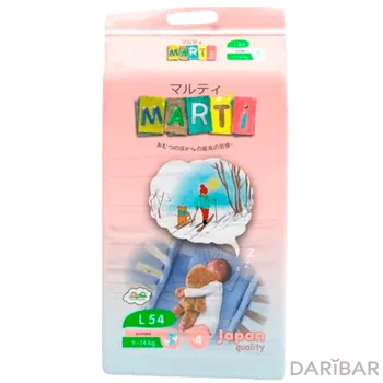MARTI подгузники-трусики размер 4 (9-14 кг) L 44