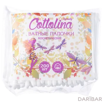 Ватные палочки COTTOLINA № 200 шт пакет