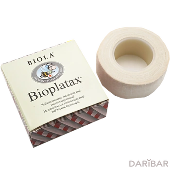 Лейкопластырь медицинксий гипоаллергенный 1 см*5 м Bioplatax