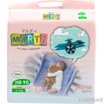 MARTI подгузники размер 1 (0-5 кг) NB 90