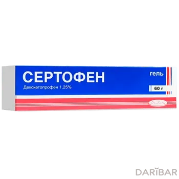 Сертофен гель 1,25% 60 г