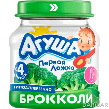Пюре овощное Агуша 80 г Брокколи С/Б