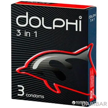DOLPHI презервативы 3 в 1 № 3
