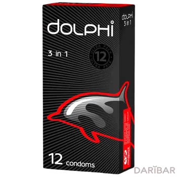 DOLPHI презервативы 3 в 1 № 12