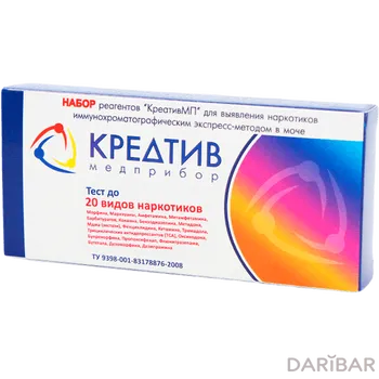 КРЕАТИВ МЕДПРИБОР Тест на 2 видов наркотиков