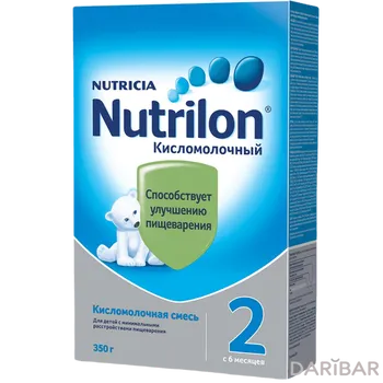 Смесь молочная Nutrilon 2 кисломолочный 350 г с 6мес