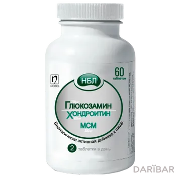 Нбл глюкозамина г/хл хондроитин № 60