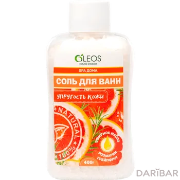 Oleos Морская соль для ванн Упругость кожи, 400 г