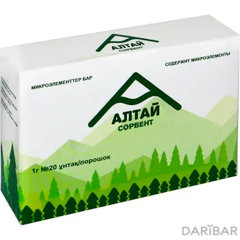 Алтай сорбент 1 г № 20 порошок