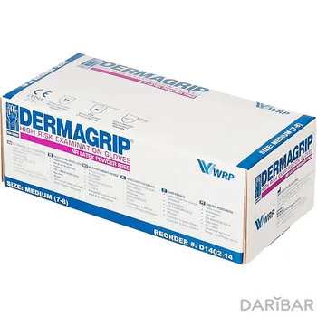 Перчатки Dermagrip HIGH RISK EXAMINATION размер L 1*25