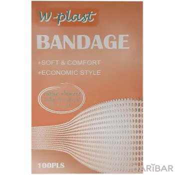 Лейкопластырь водонепроницаемый W-Plast 72*19 мм № 100