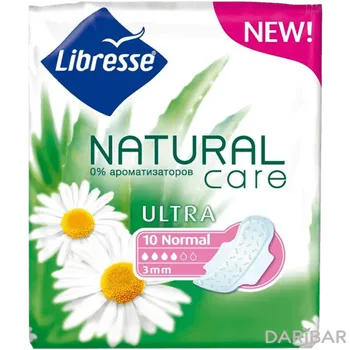 Libresse гиг прокладки Natural Care Ultra Normal 10 шт