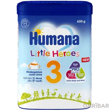 Humana 3 Напиток молочный с 12 месяцев (650 г)