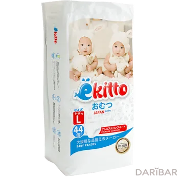 Ekitto трусики размер L ( 9-14 кг) 44 шт