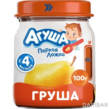 Агуша пюре груша 100 гр с 4 месяцев