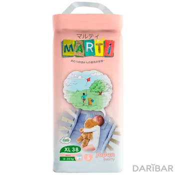 MARTI подгузники-трусики размер 5 (12-20 кг) XL 38
