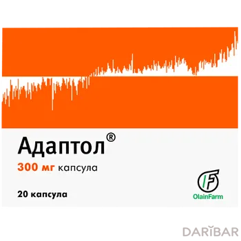 Адаптол 300 мг № 20 таблетки