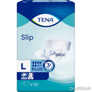 TENA Slip Plus Large Подгузники для взрослых 10 шт