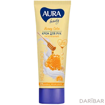 Крем для рук AURA 75 мл питательный мёд+D-ПАНТЕНОЛ