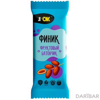 BIO ELITE BE OK Батончик фруктовый Финик, 30гр