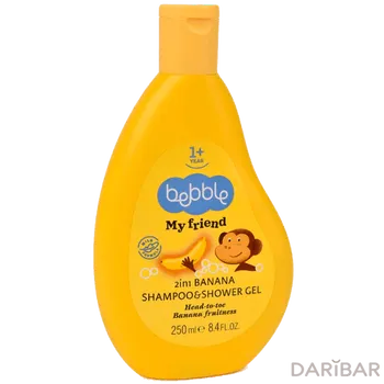 Bebble шампунь и гель для душа 2в1 Банан, 250 мл