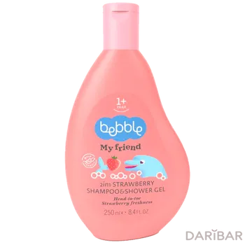 Bebble шампунь и гель для душа 2в1 Клубника, 250 мл