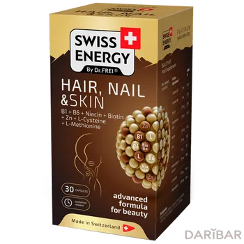 Swiss Energy Волосы, ногти, кожа капсулы № 30