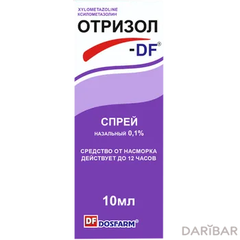 Отризол-df ментол эвкалипт спрей 0,1% 10 мл назальный