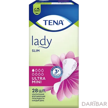 TENA урол прокладки Lady Slim Ultra Mini 28 шт