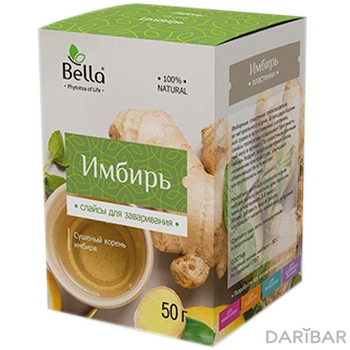 Имбирь фиточай 50 г, Bella