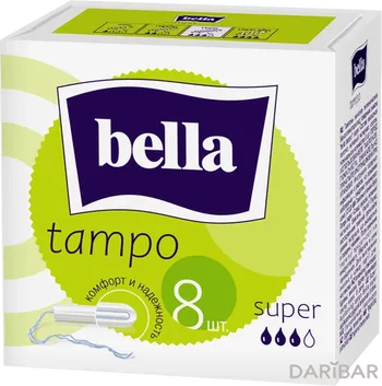 Гигиенические тампоны Bella Tampo Premium Comfort Super 8 шт