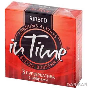INTIME Презервативы № 3 RIBBET